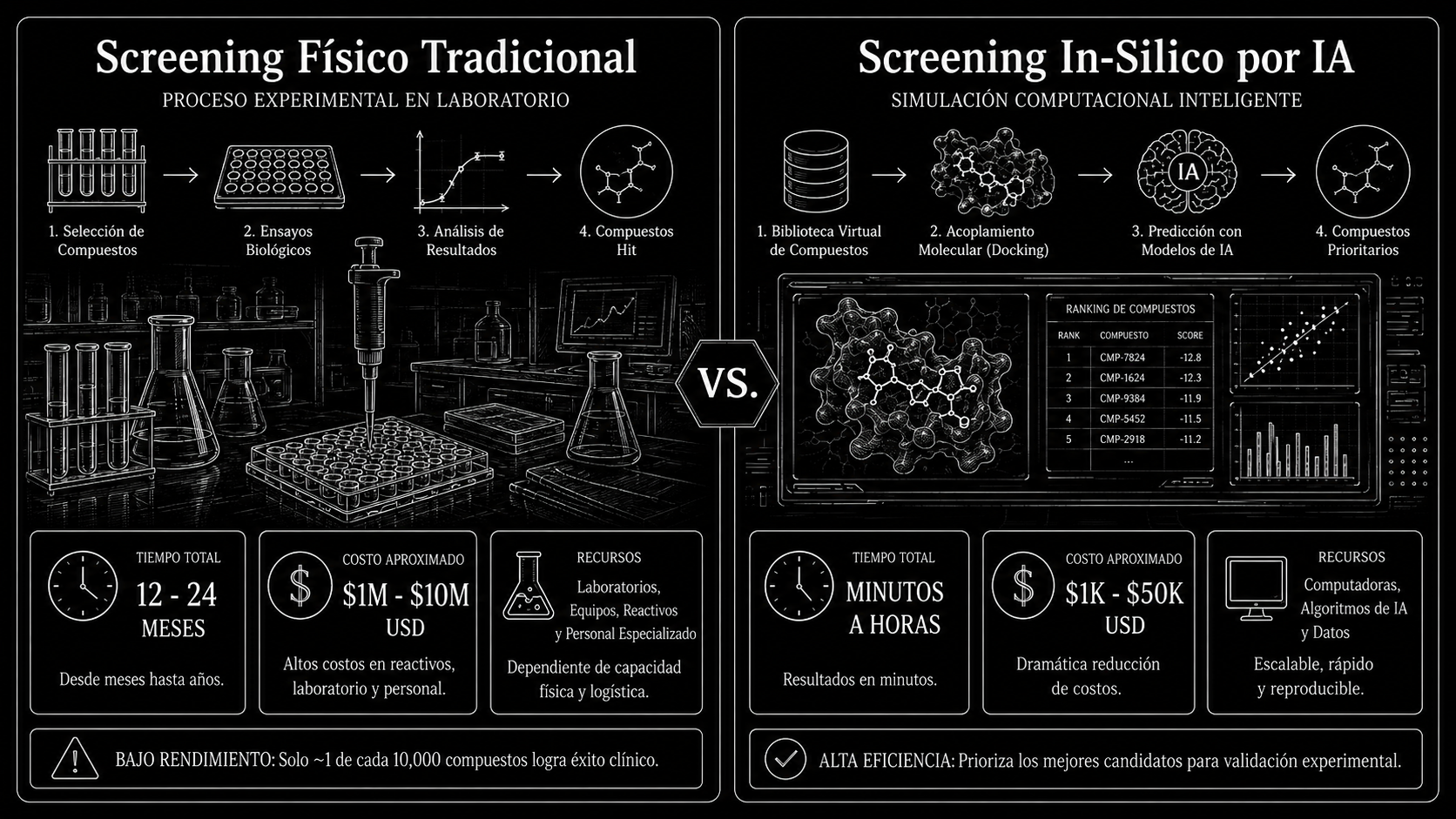 Fármaco Convencional frente a Diseño Digital